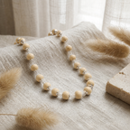 Original Tulsi Mala with German Silver Caps (German Silver Capped Beads)