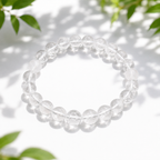 Natural Sphatik Bracelet (8mm) – Authentic Clear Quartz Crystal Wrist Accessory