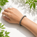 Natural Raw Pyrite Bracelet (8mm) – Authentic Metallic Gold Gemstone Wrist Accessory