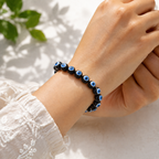 Classic Evil Eye Bracelet (8mm) – Authentic Symbolic Protection Charm Wrist Accessory