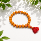 Natural Haldi Mala 21+1 (10mm) – Authentic Turmeric Wood Chanting Beads