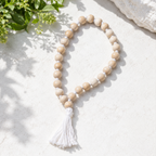 Tulsi Mala 27+1 – Natural Basil Wood Hand-Knotted Pocket Japa Mala for Chanting