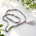 Natural Vaijanti Mala – Authentic Wild Vyjayanti Seeds 108 Beads Japa Mala