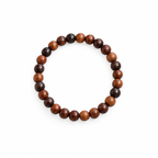 Natural (Khair Wood) Bracelet – Handcrafted Natural Wooden Beaded Bracelet for Daily Wear