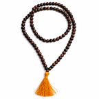 Natural Wooden (Khair) Wood Mala – Handcrafted Traditional Beaded Mala