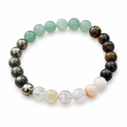 Natural Dhan Yog Bracelet (8mm) – Multi-Gemstone Combination Wrist Accessory