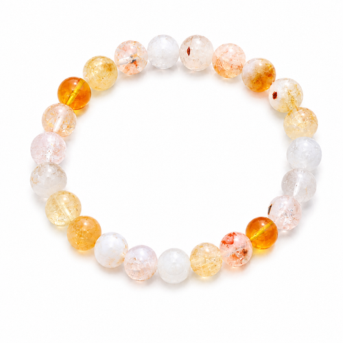 Citrine Bracelet – Natural Yellow Gemstone Beads