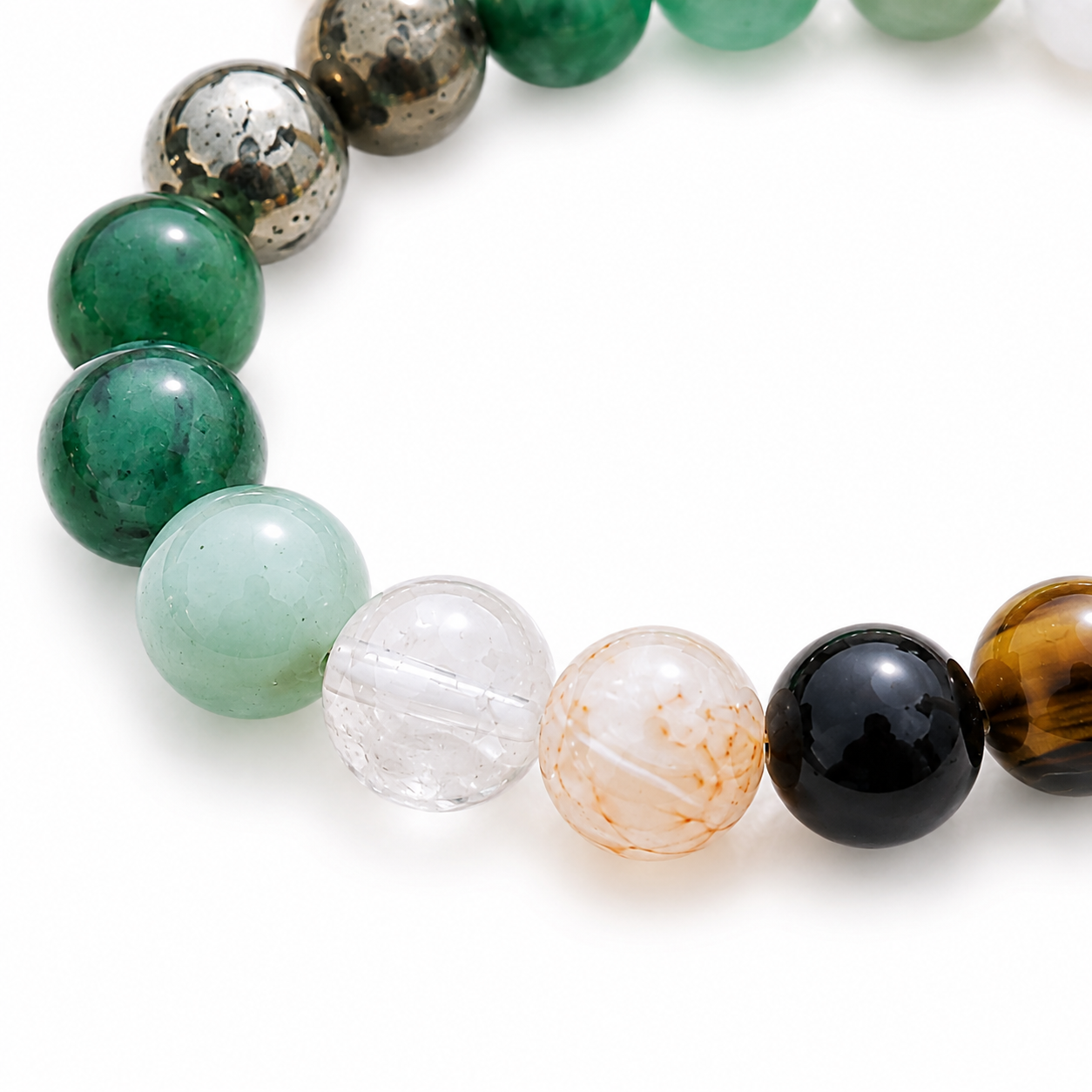 Natural Dhan Yog Bracelet (8mm) – Multi-Gemstone Combination Wrist Accessory
