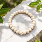 Tulsi Wood Bracelet – Natural Holy Basil Wooden Beads Wrist Accessory