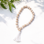 Tulsi Mala 27+1 – Natural Basil Wood Hand-Knotted Pocket Japa Mala for Chanting