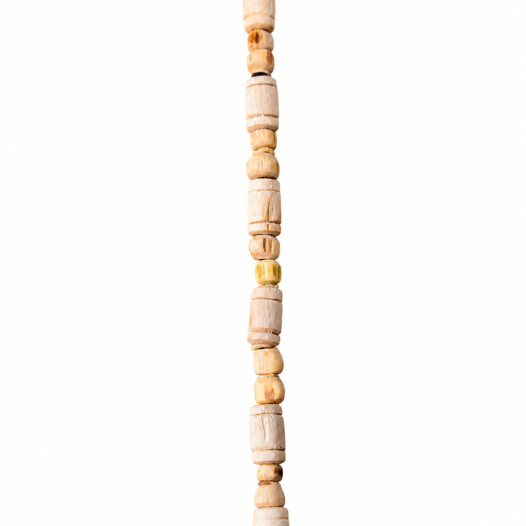 Premium Barrel Tulsi Kanthi Mala – Authentic Barrel-Shaped Basil Wood Sacred Neckpiece