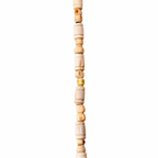 Premium Barrel Tulsi Kanthi Mala – Authentic Barrel-Shaped Basil Wood Sacred Neckpiece