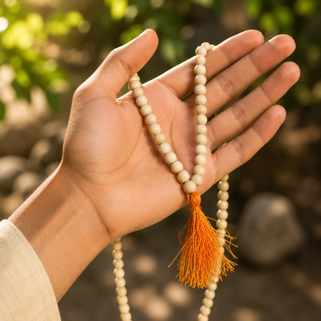 Neem Wood Mala – Natural Neem Tree 108 Beads Japa Mala