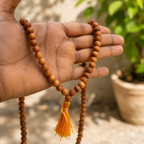 Devdar Wood Mala (Devadaru) – Natural Himalayan Cedar 108 Beads