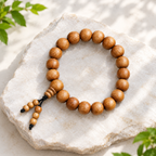 Natural Kadam Wood Bracelet – Handcrafted Traditional Kadam Wood Beaded Bracelet