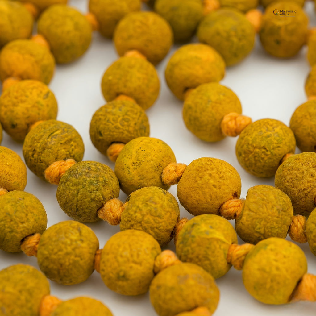 Original Haldi Mala (Turmeric Rosary) for Jupiter & Prosperity - 8mm