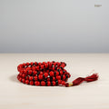 Sacred Red Gunja Mala (Lal Chirmi) | Beads of Attraction & Prosperity - Malaworldofficial