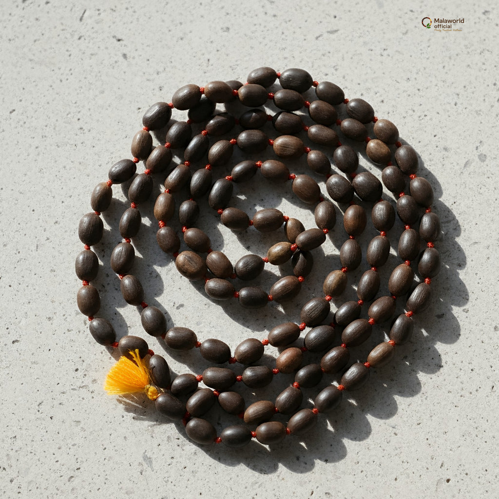 Original Kamal Gatta Mala (Natural Lotus Seed) | For Wealth & Lakshmi Sadhana - Malaworldofficial