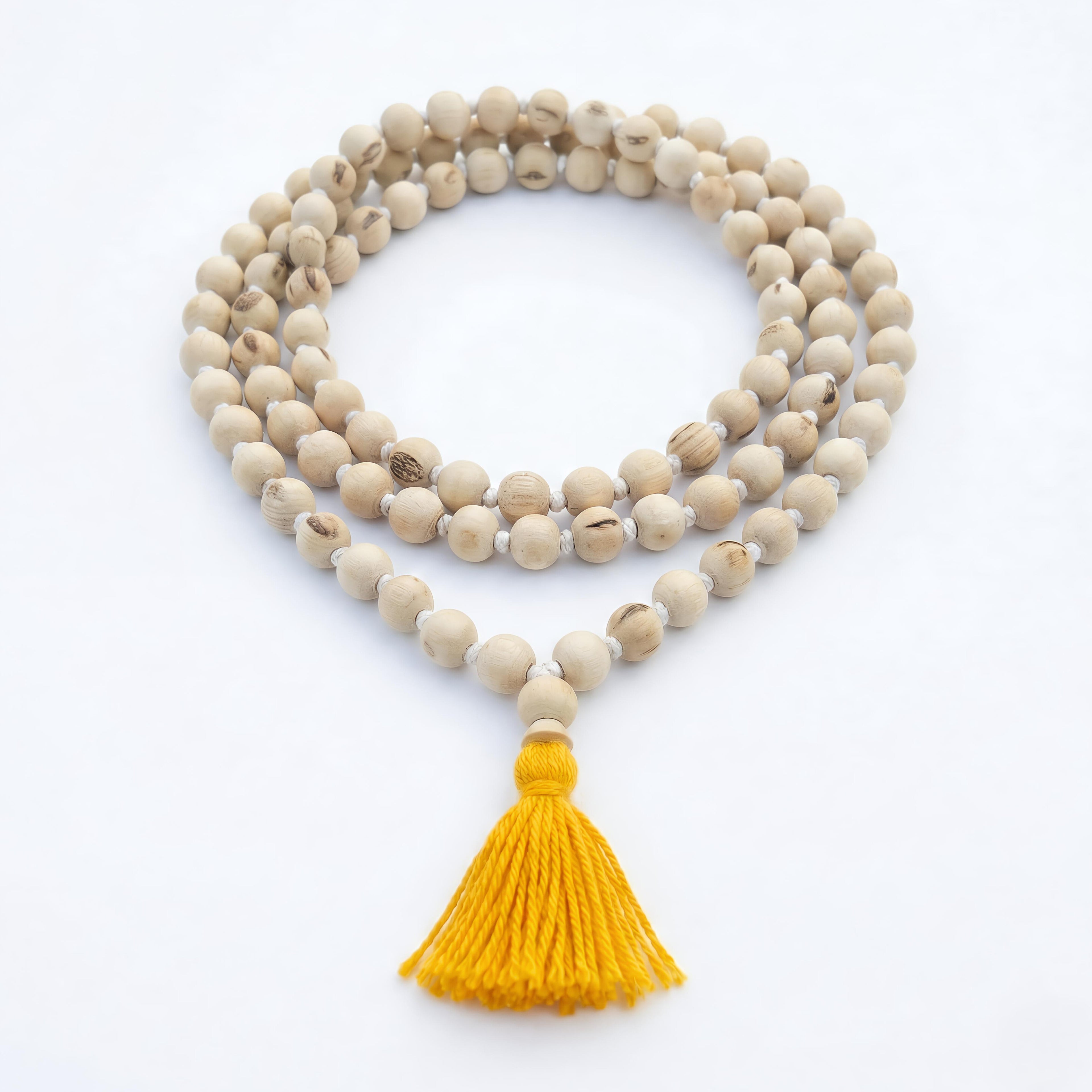 Original Tulsi Mala (8mm) | 108+1 Beads for Jaap & Meditation - Malaworldofficial
