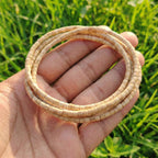 Tulsi Kanthi Mala – Natural Hand-Carved Wooden Beads