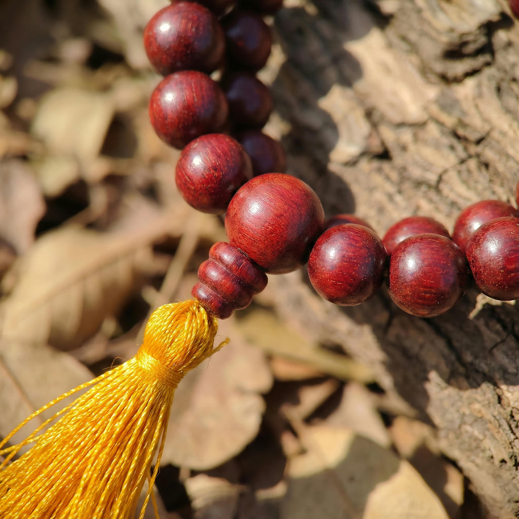 Authentic Red Sandalwood Mala (Rakt Chandan) | For Energy & Positivity