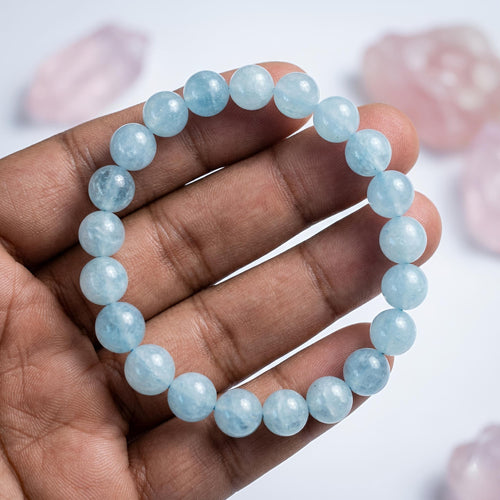 Amazonite Bracelet – Natural Greenish-Blue Gemstone Beads