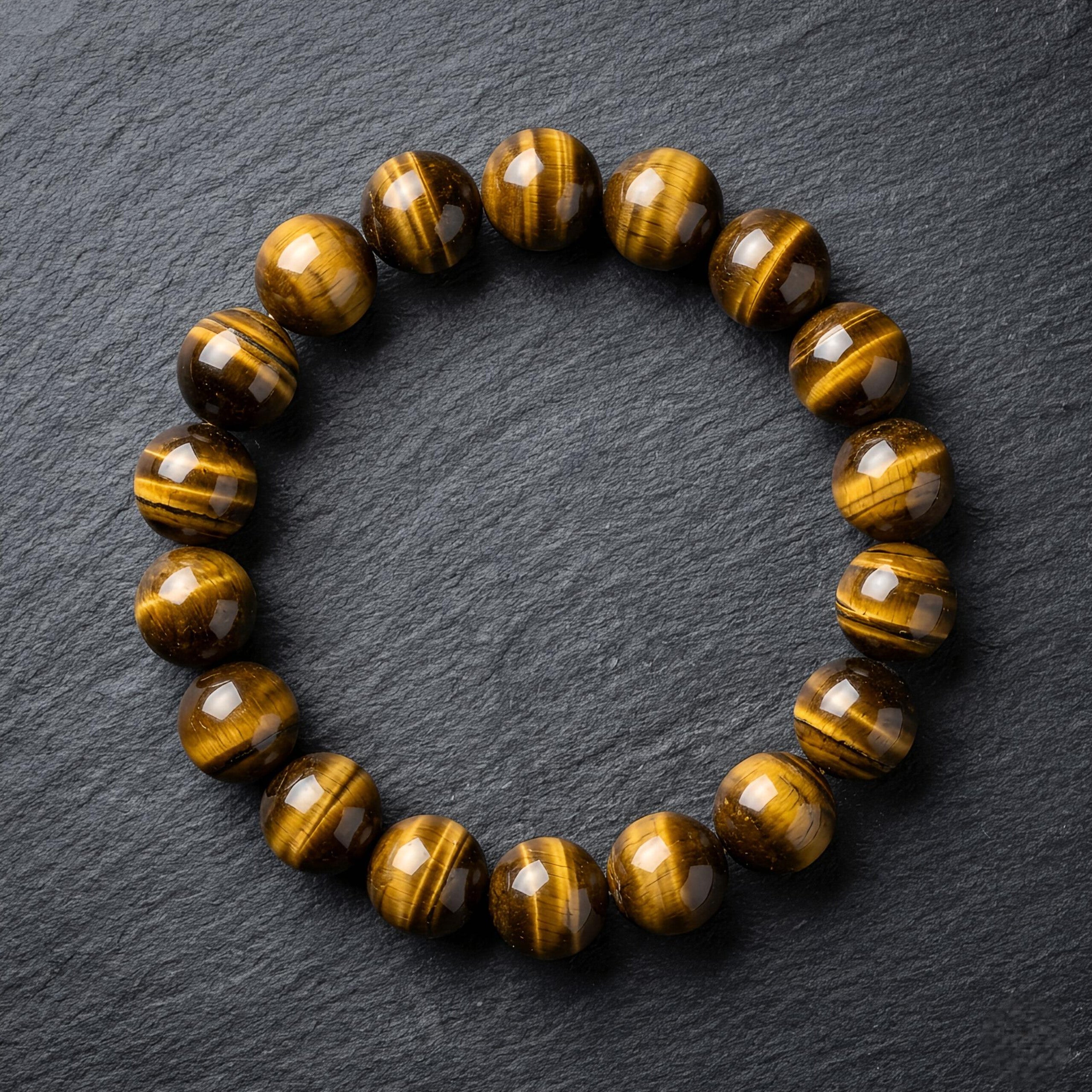 Tiger Eye Bracelet – Natural Gemstone Beads