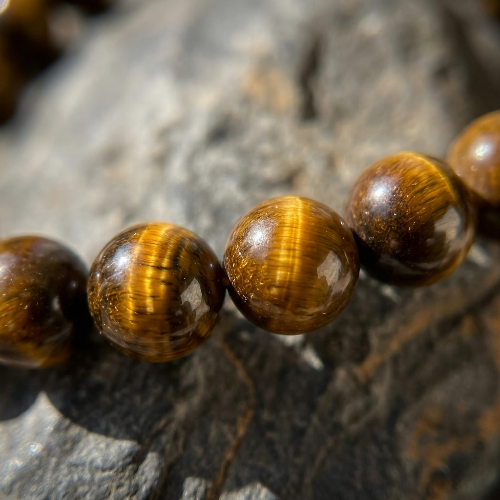 Tiger Eye Bracelet – Natural Gemstone Beads