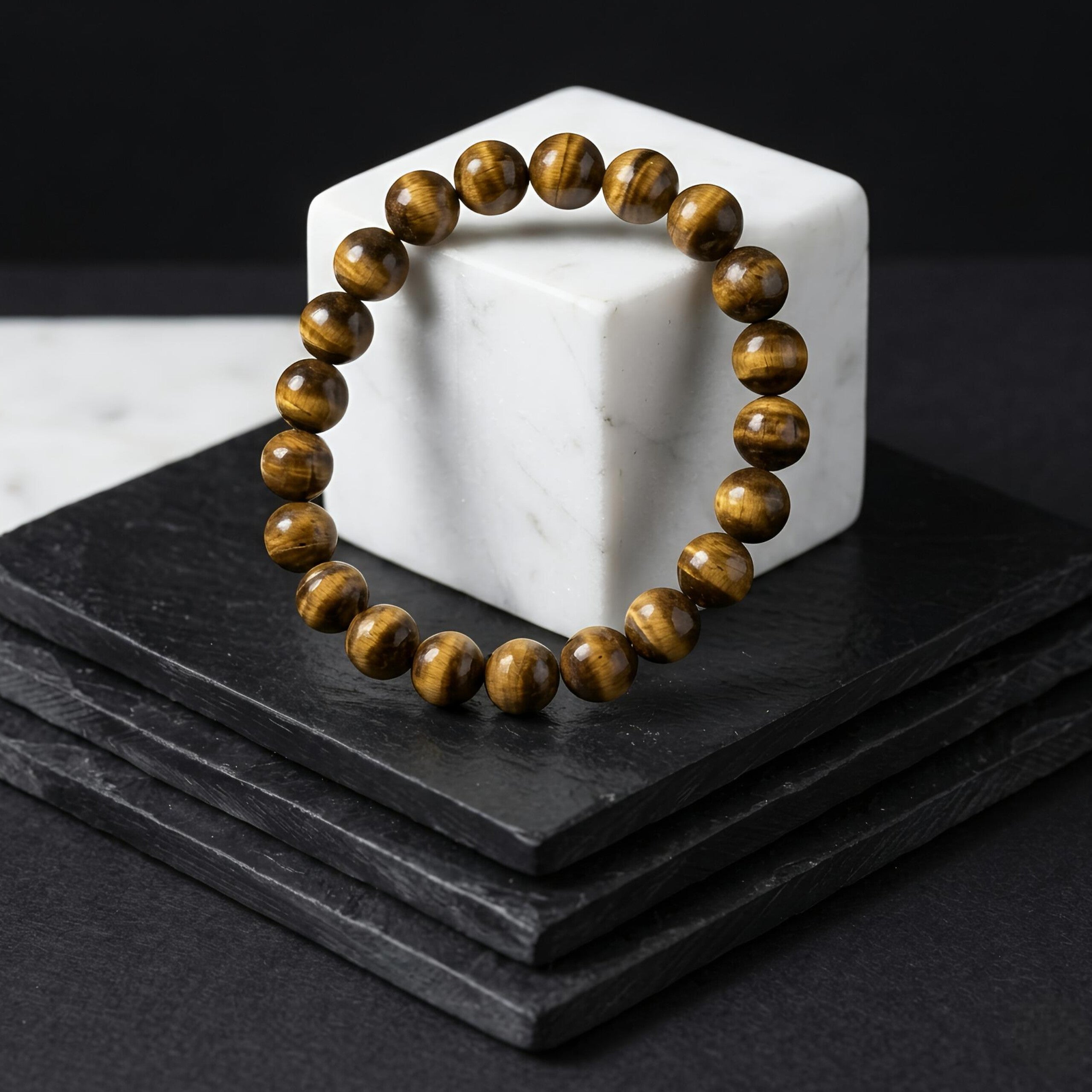 Tiger Eye Bracelet – Natural Gemstone Beads