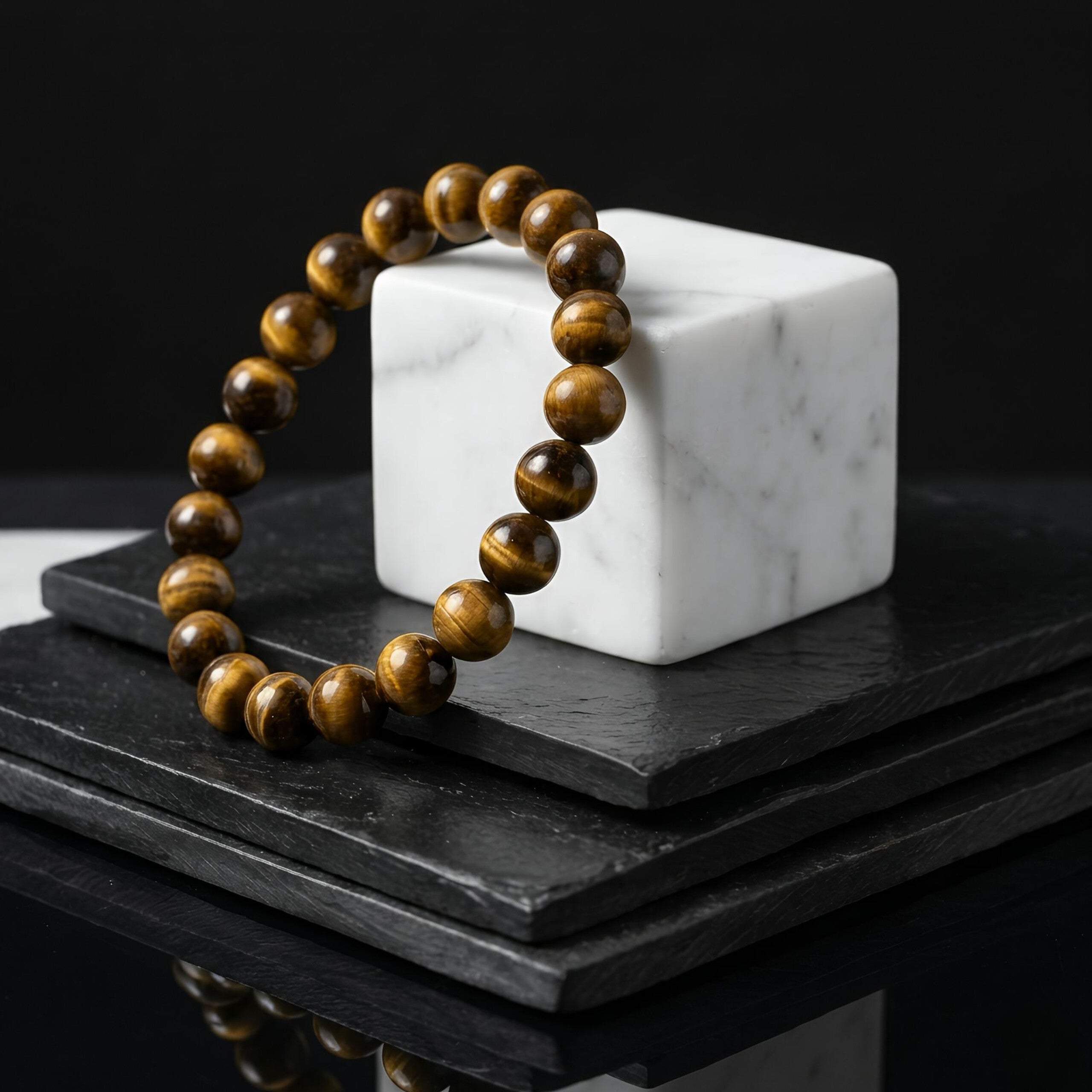 Tiger Eye Bracelet – Natural Gemstone Beads