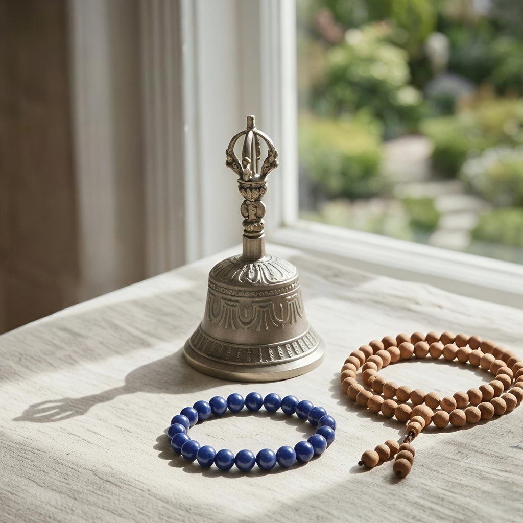 Lapis Lazuli Bracelet – Natural Deep Blue Gemstone Beads