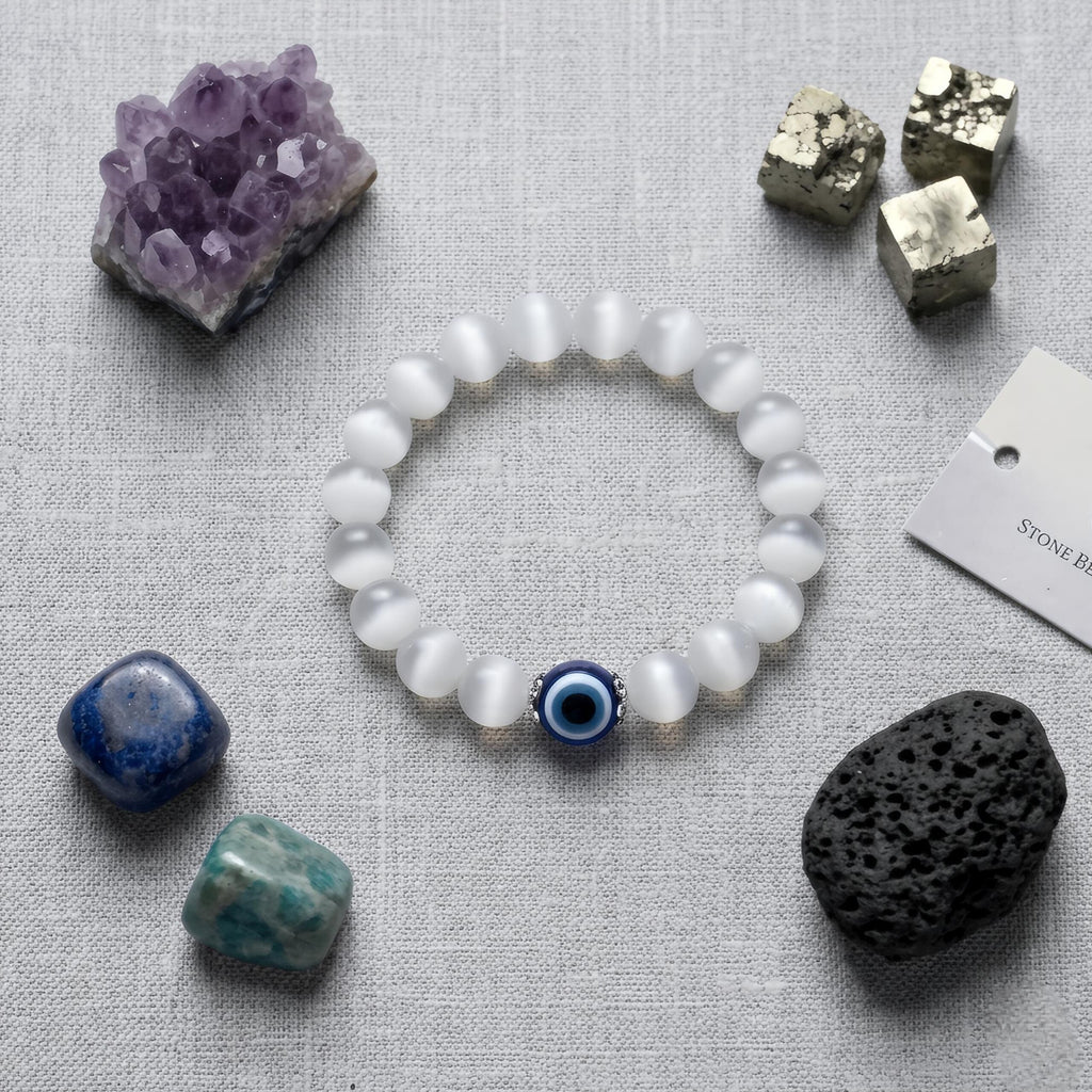 Evil Eye Bracelet – Traditional Nazar Bead & Minimalist Accessory