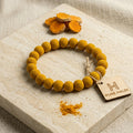 Haldi Bracelet  – Natural Turmeric Beads Bracelet