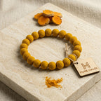 Haldi Bracelet  – Natural Turmeric Beads Bracelet