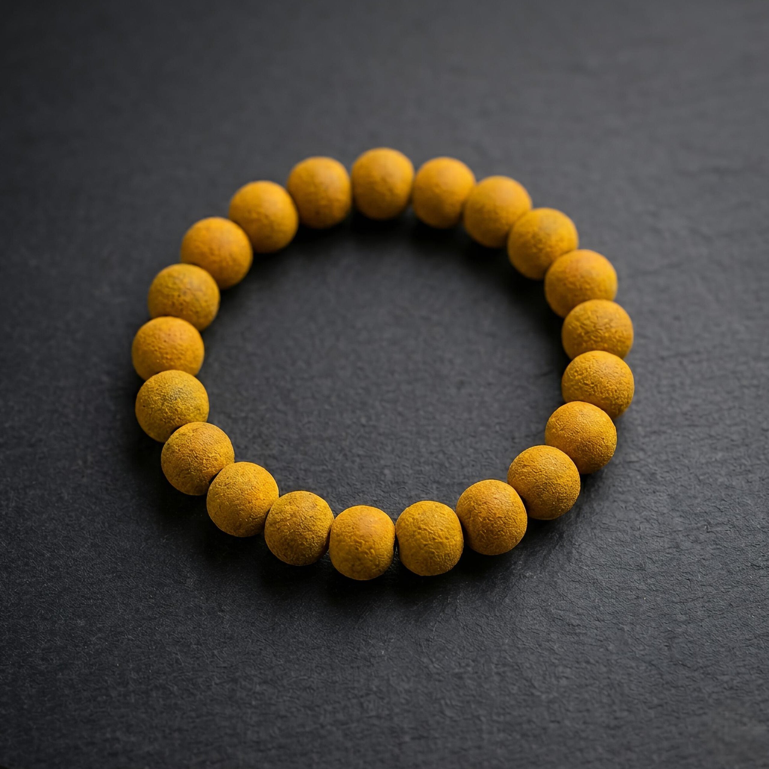 Haldi Bracelet  – Natural Turmeric Beads Bracelet