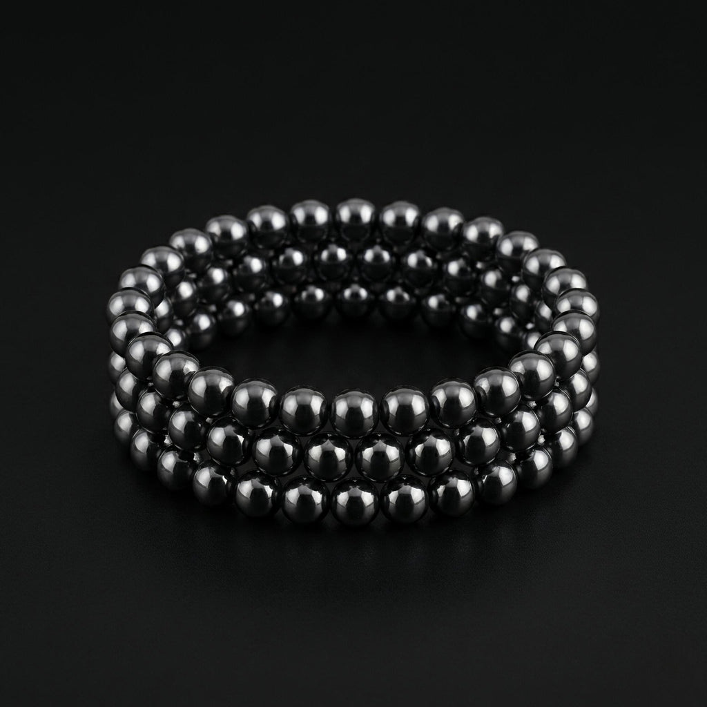 Natural Pyrite Bracelet – Authentic Metallic Gemstone Beads