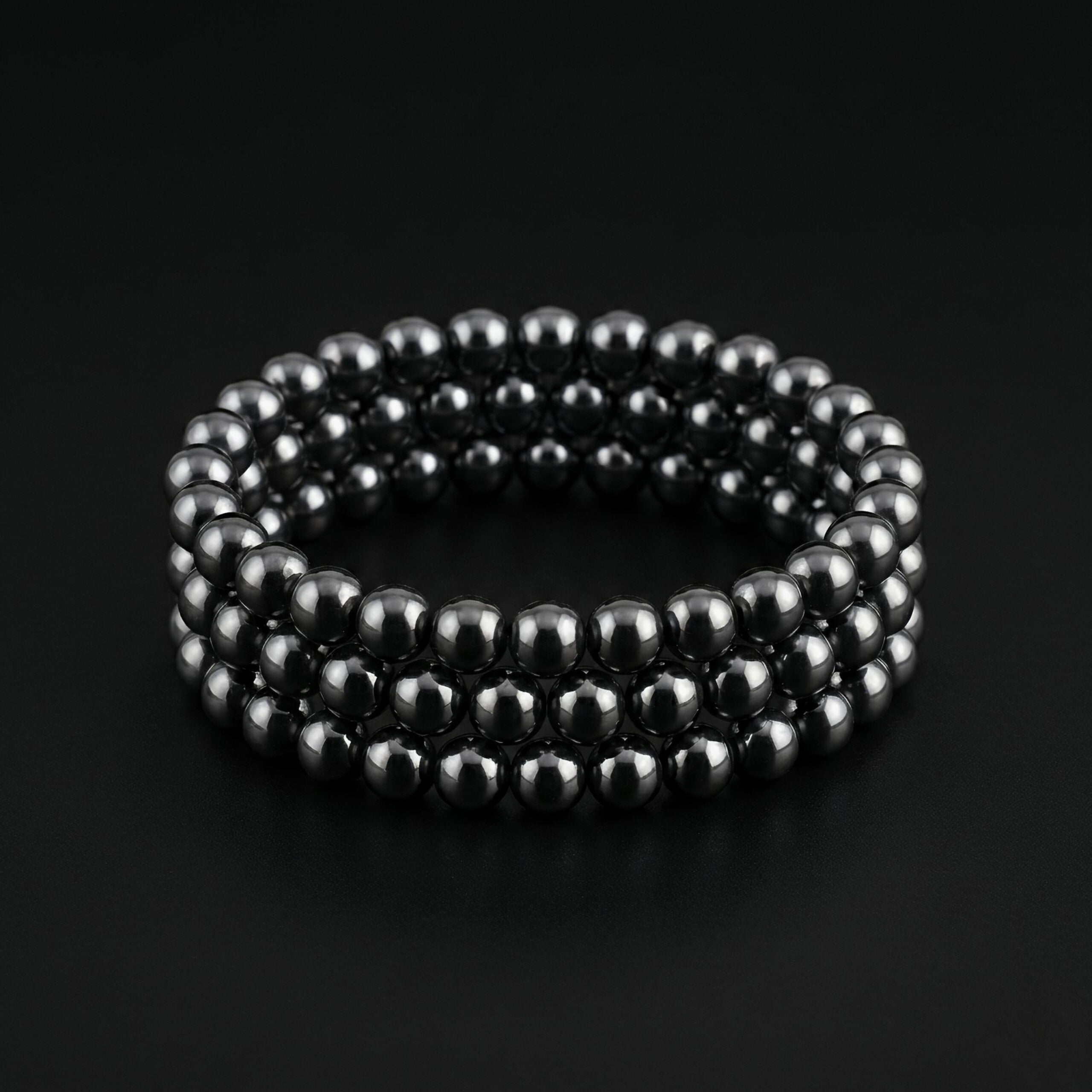 Natural Pyrite Bracelet – Authentic Metallic Gemstone Beads