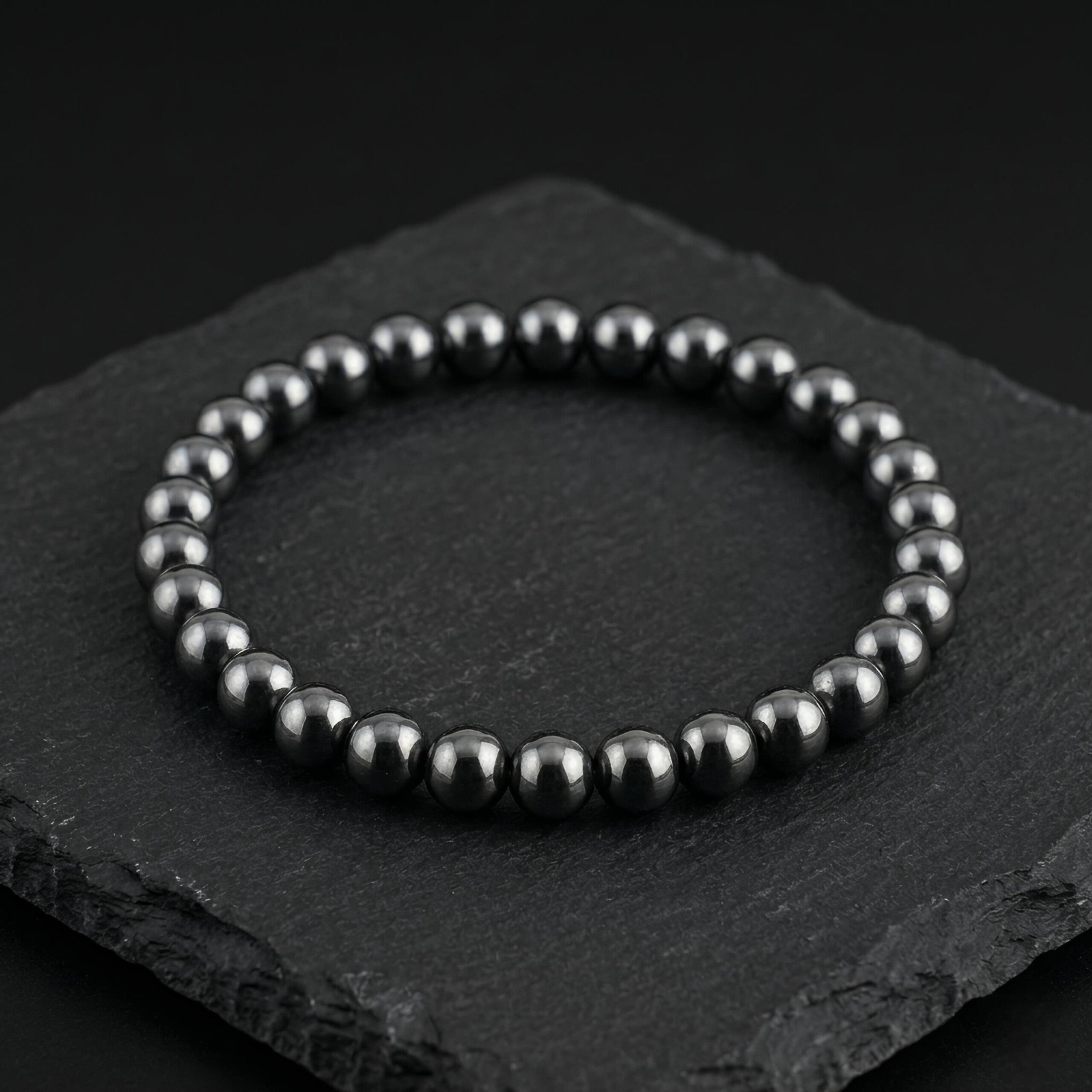 Natural Pyrite Bracelet – Authentic Metallic Gemstone Beads