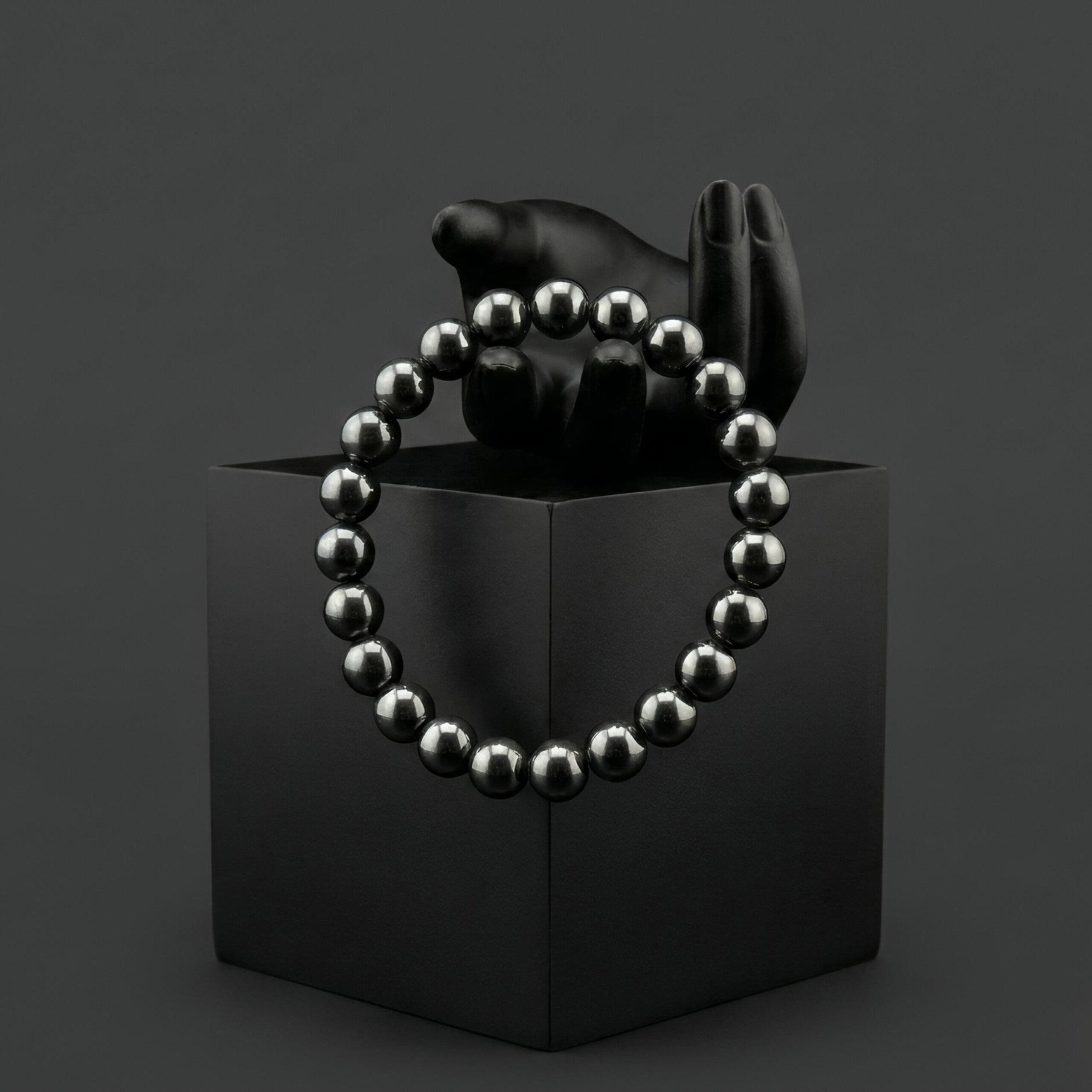 Natural Pyrite Bracelet – Authentic Metallic Gemstone Beads