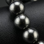 Natural Pyrite Bracelet – Authentic Metallic Gemstone Beads
